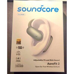 🔥🔥 soundcore AeroFit 2 Open-Ear Headphones & Adjustable Ear Hooks
